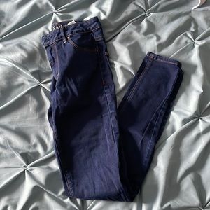 America Eagle Dark Wash High Waist Jegging